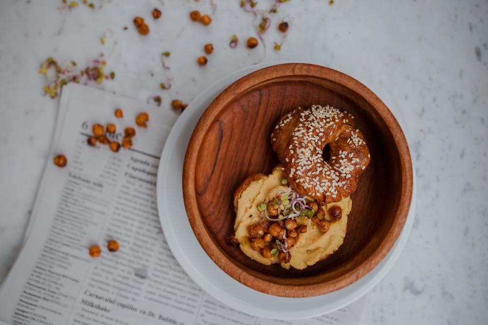 food bread breakfast snack restaurant eat table