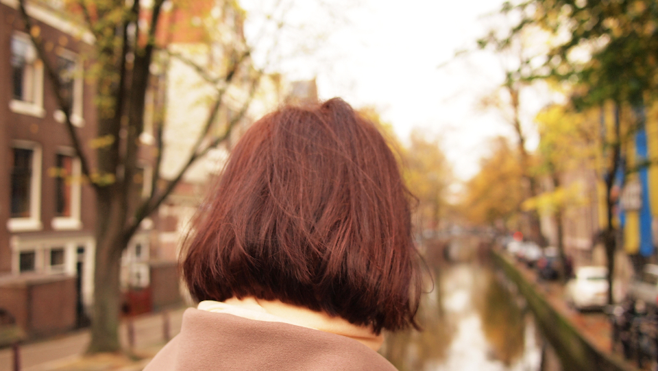 girl woman hair coat jacet fall autumn outdoors