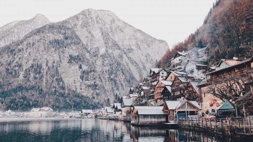 travel adventure mountain house household water river lake travel adventure trees