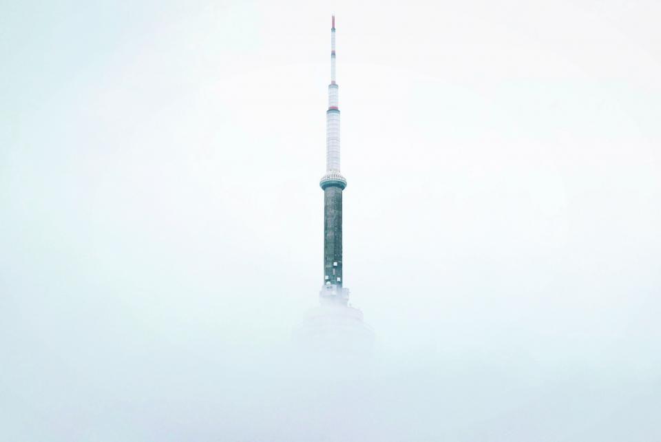 skyscraper tower architecture building sky clouds