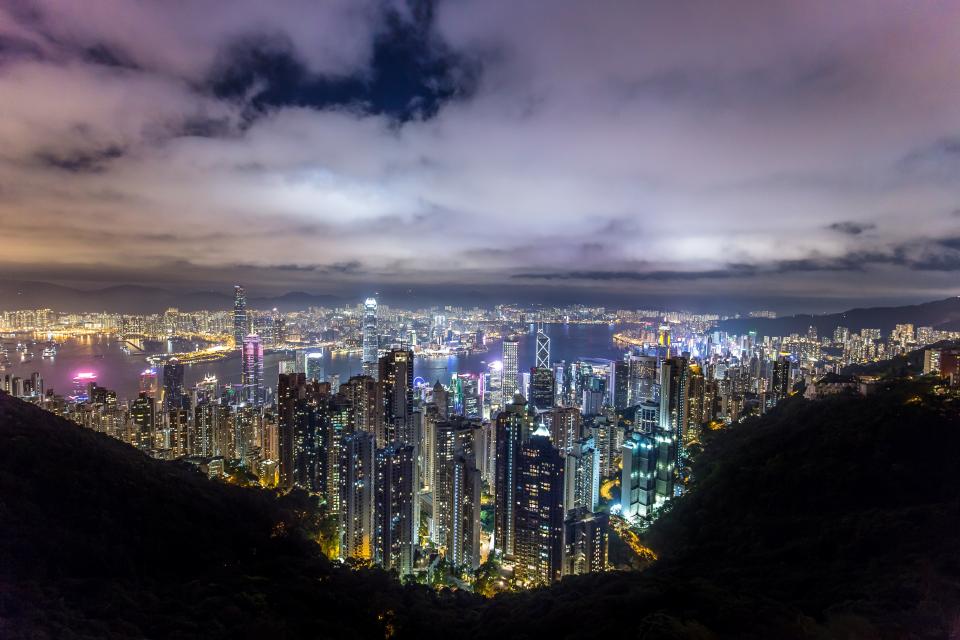 architecture buildings infrastructure cloud sky city urban skyline tower night view landscape