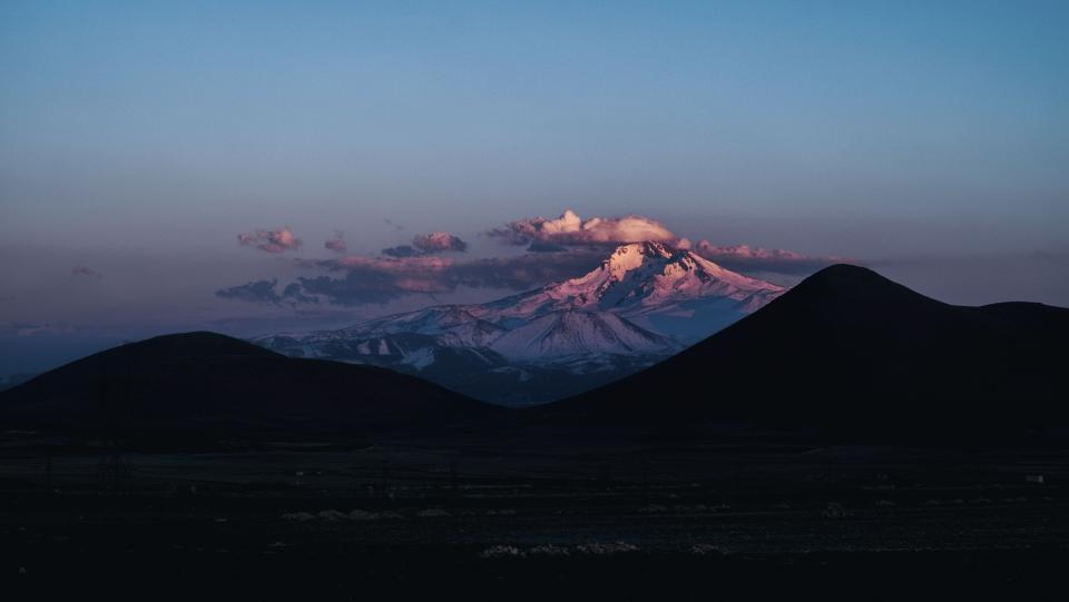 nature landscape mountain shadow silhouette clouds sky travel adventure