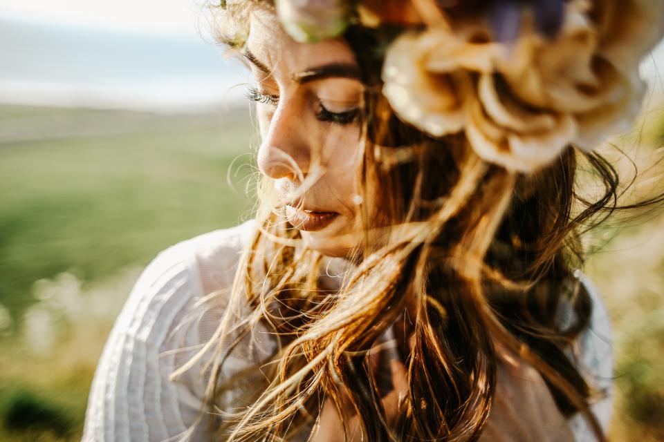 people girl woman curly hair hairstyle wedding