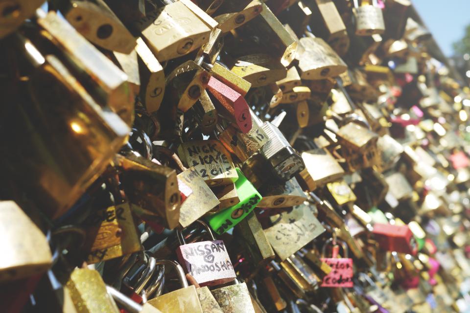 love, locks, hearts, romance, romantic